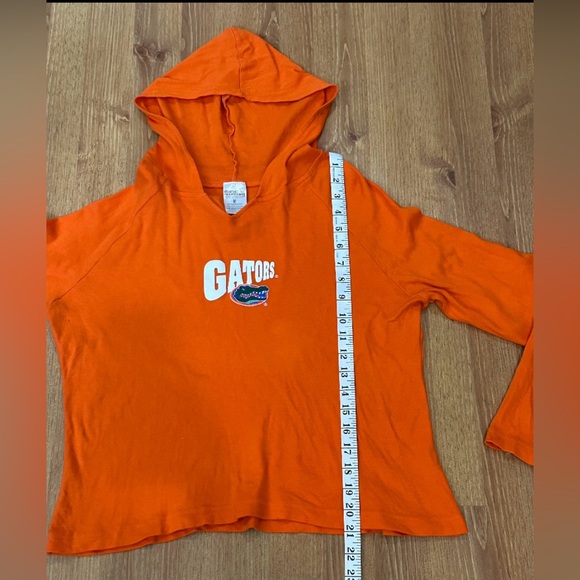 UF Gators University Of Florida Orange Long Sleeve Hoodie Women’s Medium Y2K - Picture 7 of 7